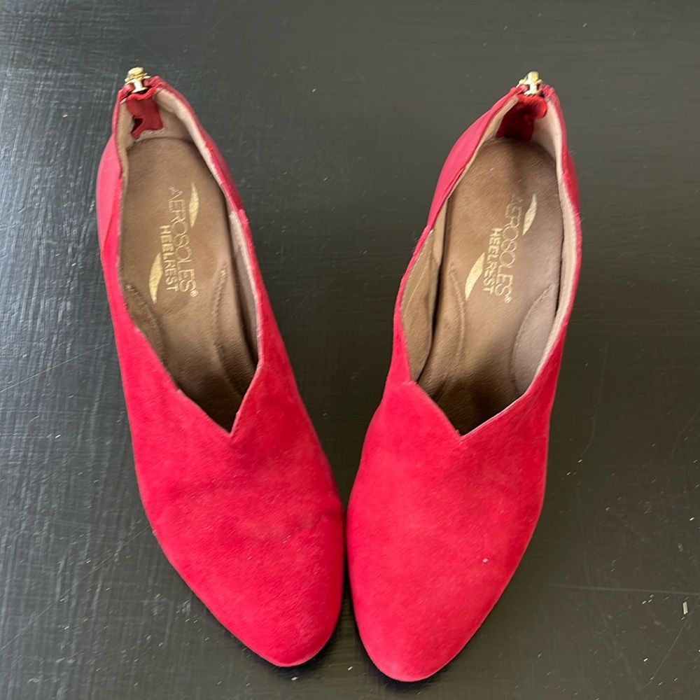 Red Aerosoles heels